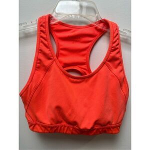 Athleta neon orange women’s sports bra size Small.   #11-0267